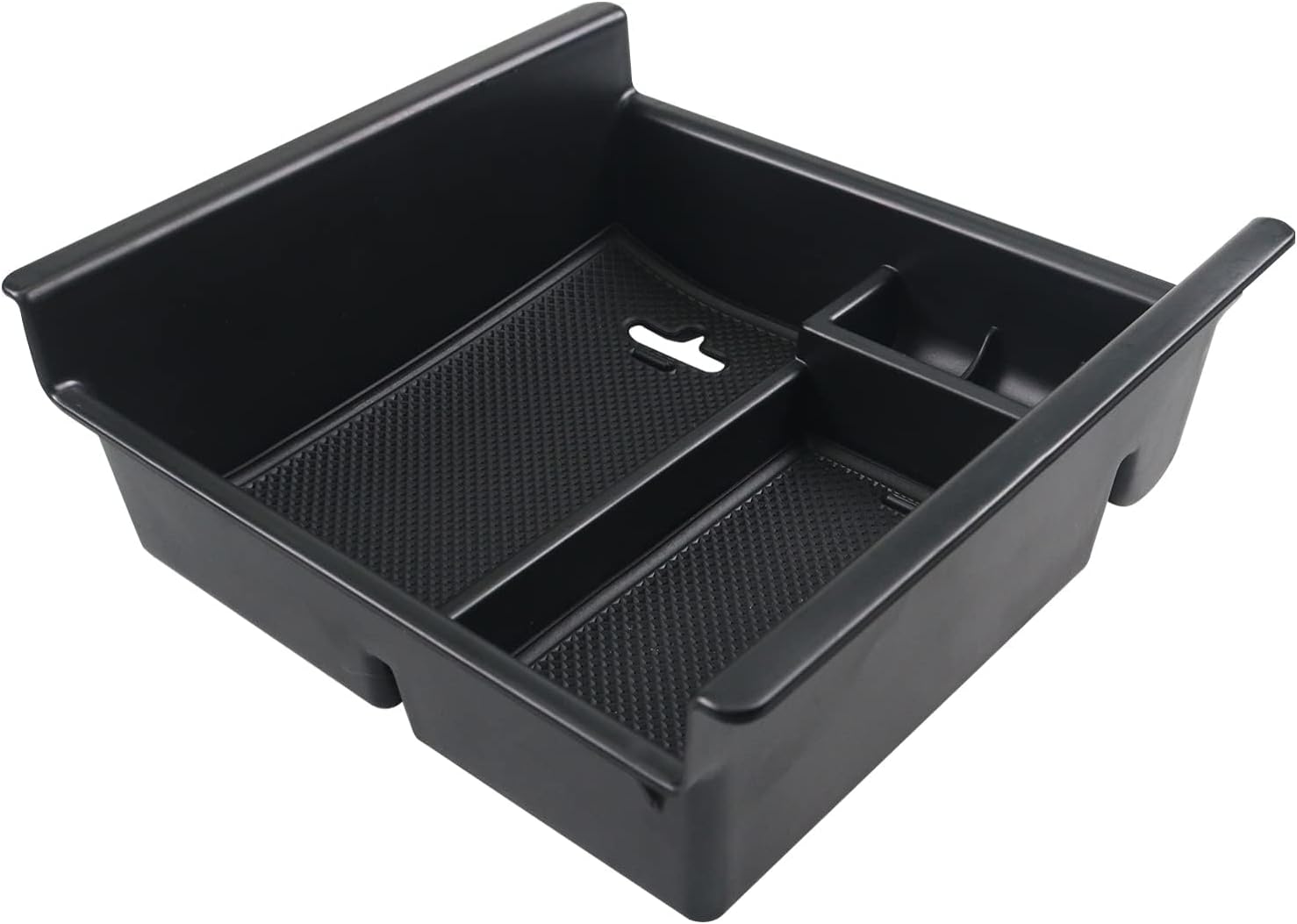 CDEFG for 2024 2025 Telluride Center Console Organizer Tray for Kia Telluride 2025 2024 2023 2022 2021 2020 Armrest Tray Storage Box Insert Tray Telluride Interior Accessory (Black Trim)
