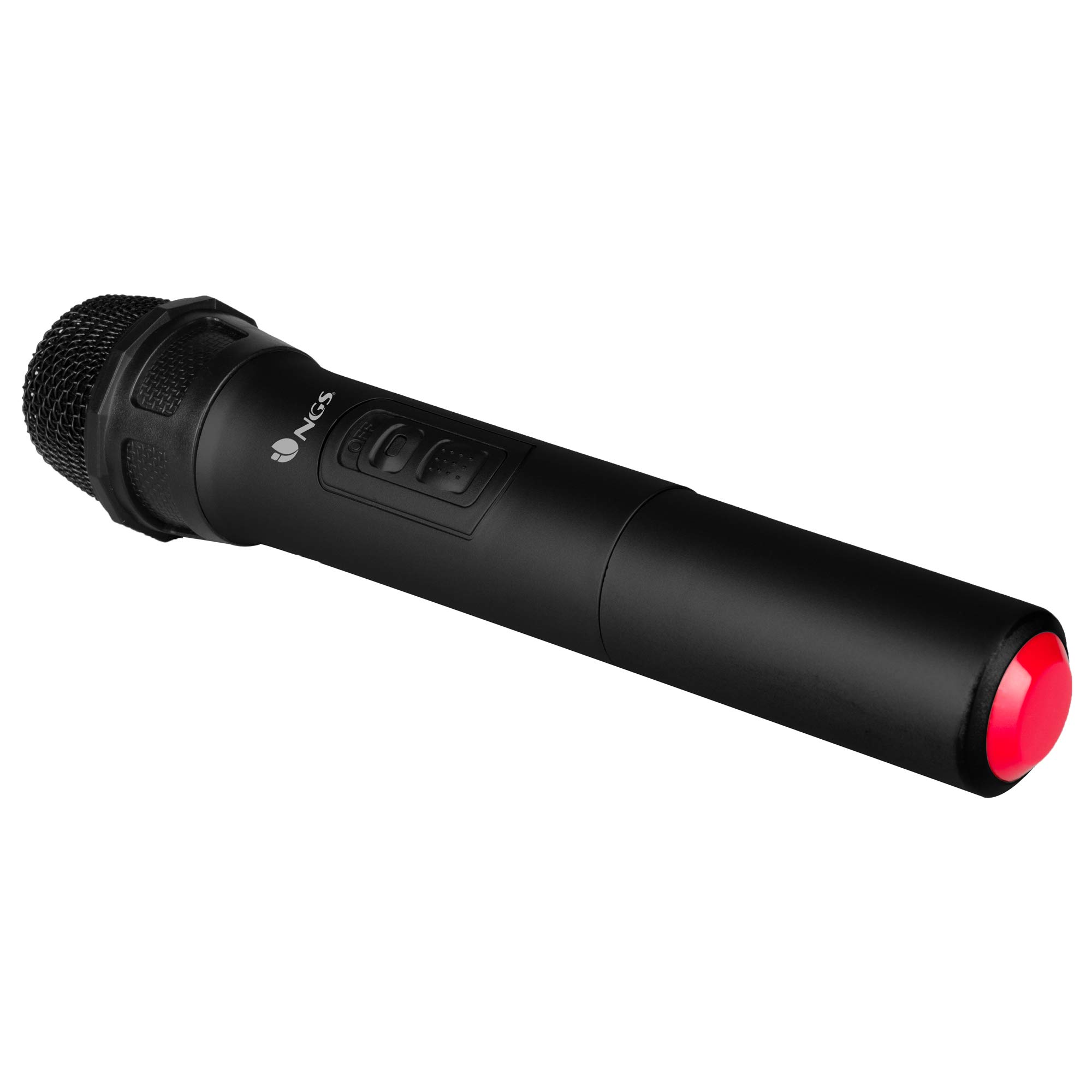 NGS Singer Air - Micrófono Inalámbrico Vocal Dinámico, Alcance de 20 Metros y Plug&Play