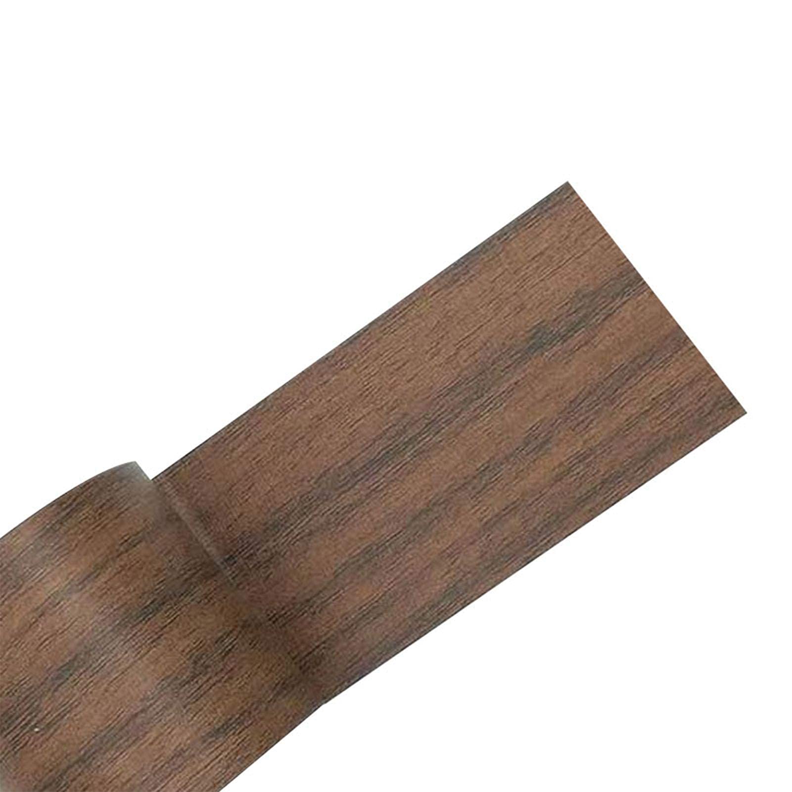 Joayuezo Dark Brown Imitation Woodgrain Waterproof Scratch Repair Wood Effect Floor Repair Tape Wood Grain Duct Tape (,5.7Cm*4.57M)