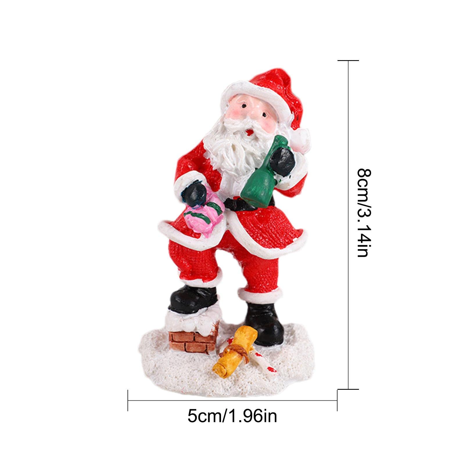 Amazon.co.jp: ミニ クリスマス サンタ クロースの装飾品 | ミニチュア