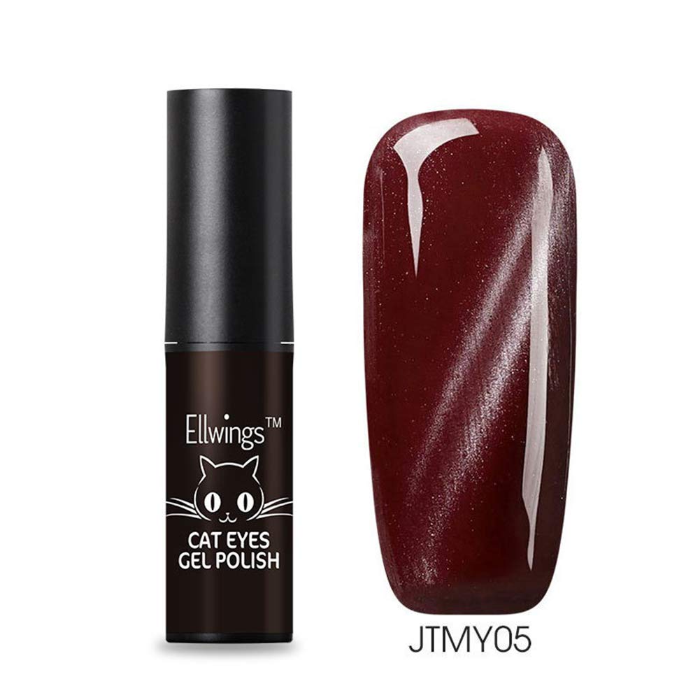 Catseye Nail Polish By gLoaSublim,Magnetic Gel Polish UV LED Nail Art Gradient Color Long Lasting Varnish Decor - 5