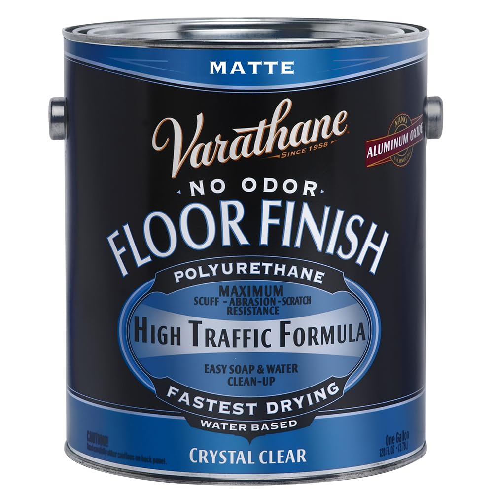 Varathane Crystal Clear Floor Finish Water Based Gallon