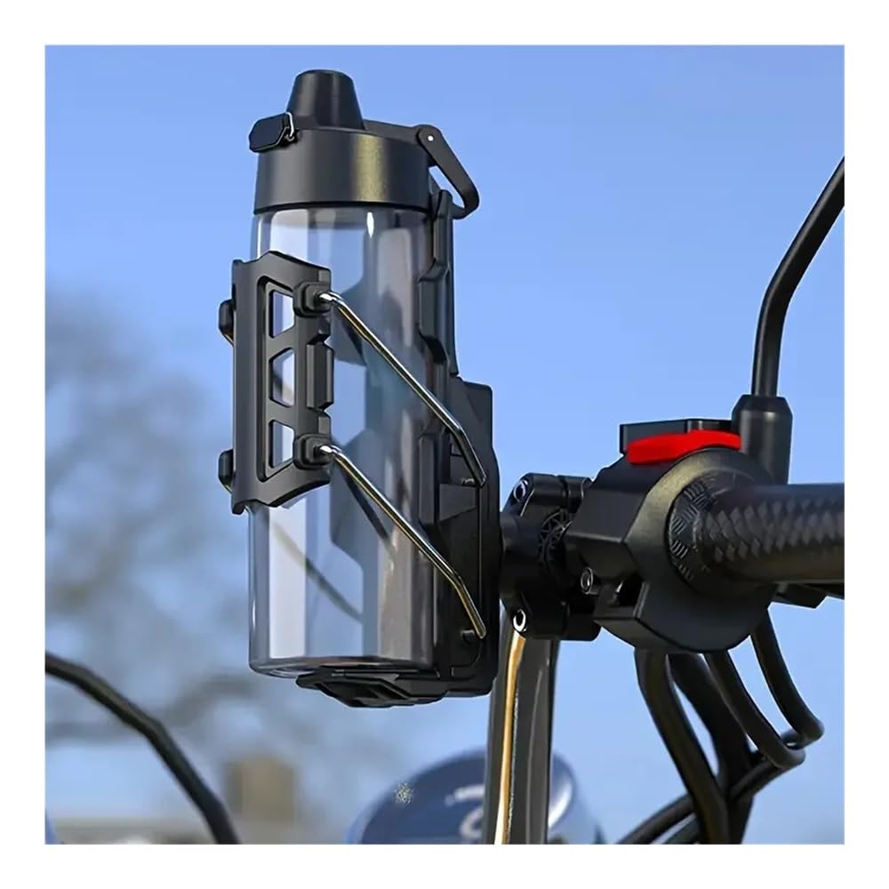 Portabotellas Motocicleta Portavasos para Motocicleta, Portabotellas De Agua Ajustable para Bicicleta, Se Adapta A Botellas 1,95-3,6" para Scooter