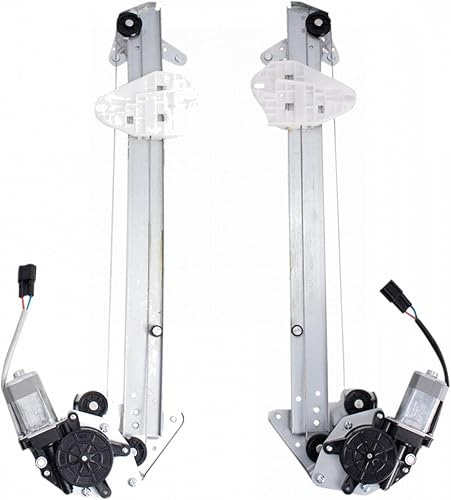 Miniatura 9 de TRQ Juego de elevalunas manual delantero compatible con Toyota 4Runner 1984-1989 Pickup 1984-1988 TO1350116 TO1351116