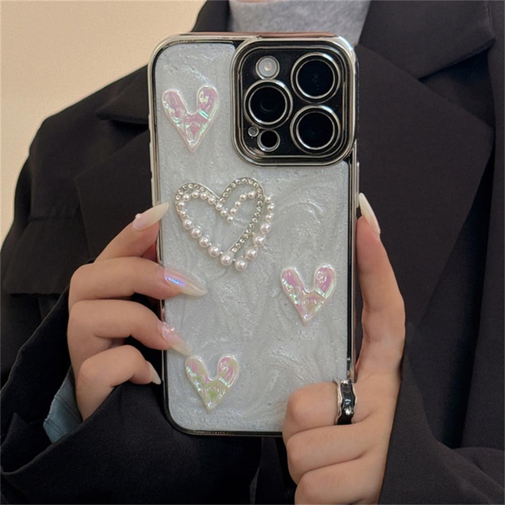 Coque iPhone 12 Pro antichoc Love Heart avec protection cement ash