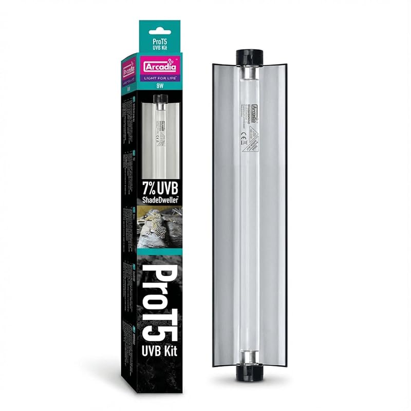 Iluminação UVB para Terrário Arcadia ShadeDweller T5, 7% UVB, 8 W, 30,48 cm