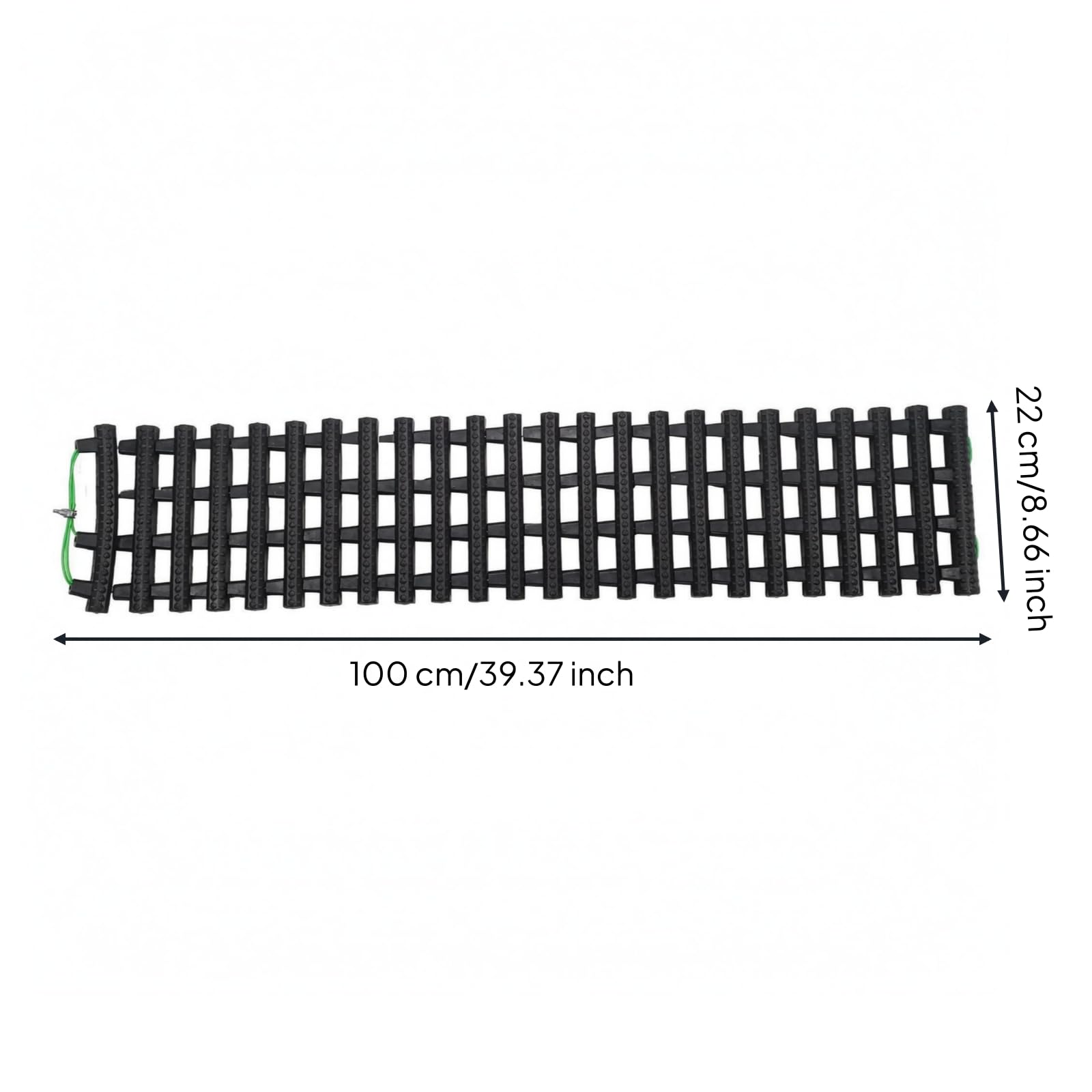 Recupero Veicolo Lastra Trattore Tappeto, 100 Cm, Modello Regolare Larghezza 22 Cm
