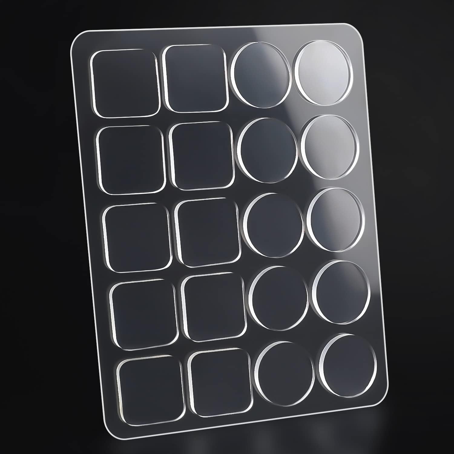 Premium Clear Soft Glass Table Top Bumper, Anti Slide and Scratch for Glass T...