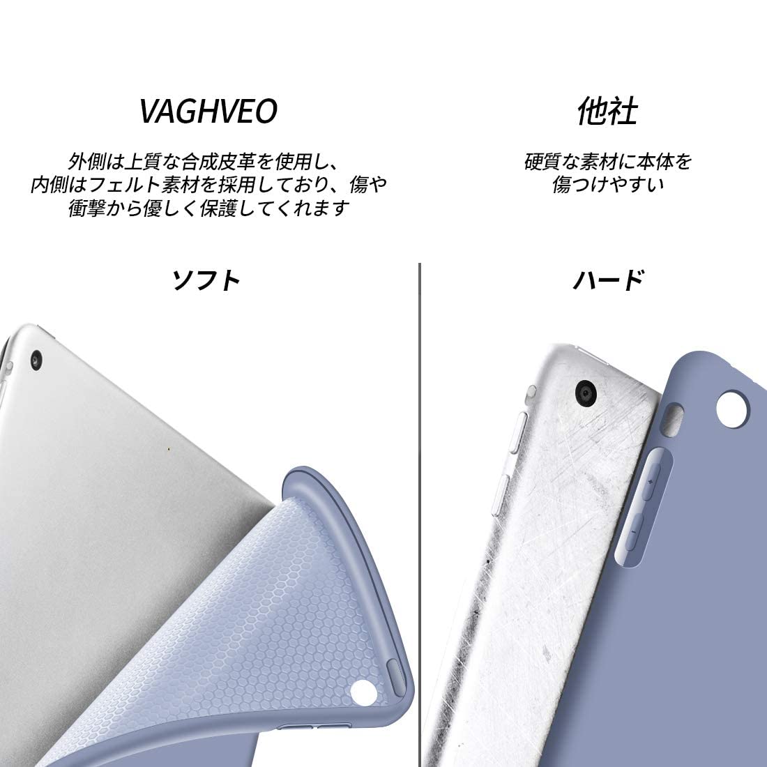 ケース 超薄型 超軽量 TPU ソフトスマートカバー オートスリープ機能 Amazon | VAGHVEO iPad Mini 3/2 / 1 ケース 超薄型 超軽量 TPU