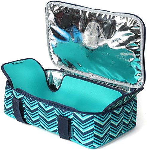 Arctic Zone Hot/Cold Insulated Food Carrier, Teal