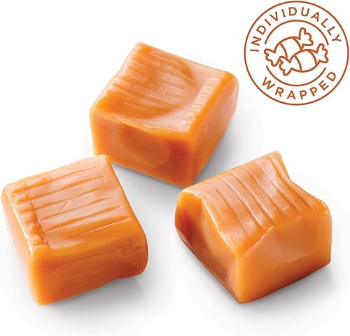 Miniatura 3 de Funtasty Caramelos cuadrados de vainilla y caramelo paquete a granel de 2 libras