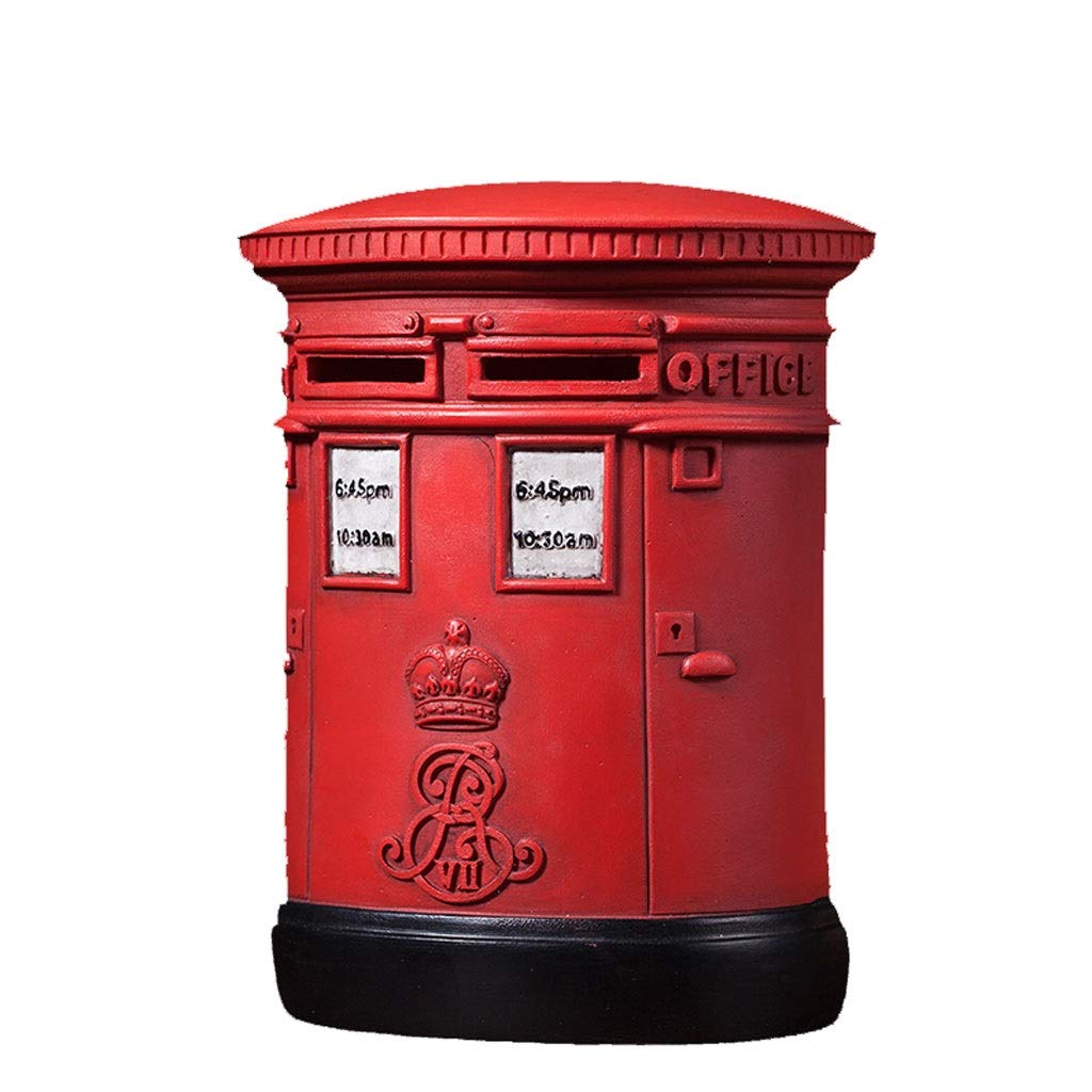 Amazon.co.jp: 貯金箱装飾ヴィンテージ樹脂赤英国郵便ポストデザインマネーコイン銀行貯金箱女の子のため男の子男の子ギフト子供のため  (Color : Red) : おもちゃ