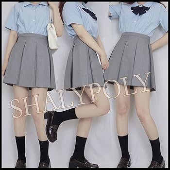 Amazon.co.jp: [SHALYPOLY] スクールスカート 制服 スカート