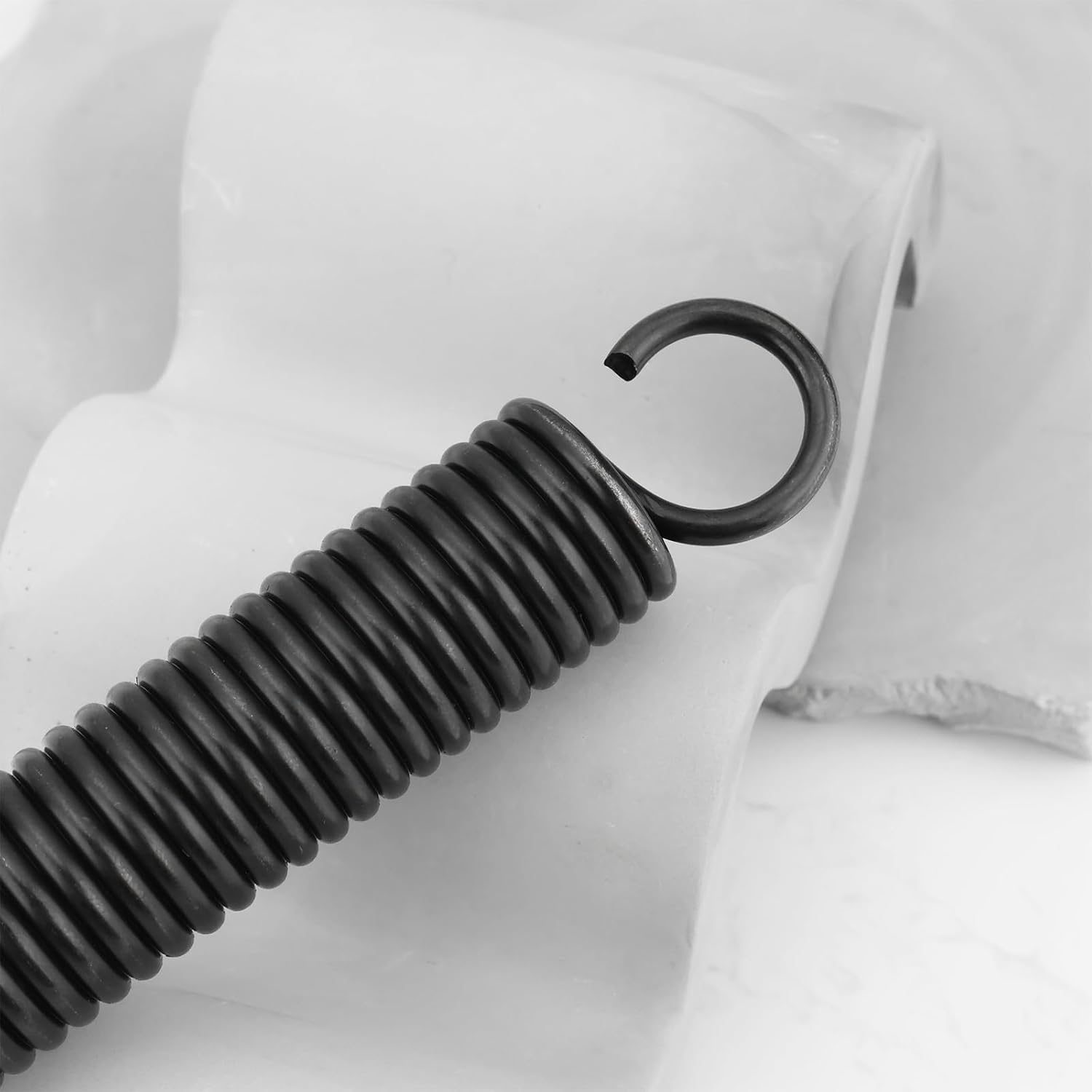 4Pcs Extension Spring Replacement Part 95mm Spring Steel Dual Hook Tension Spring Suitable for Lift Top Coffee Table DIY Home Repair Black