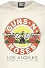 Guns N Roses Amplified Collection - Vintage Bullet Men T-Shirt Off White S, 100% Cotton, Regular #2