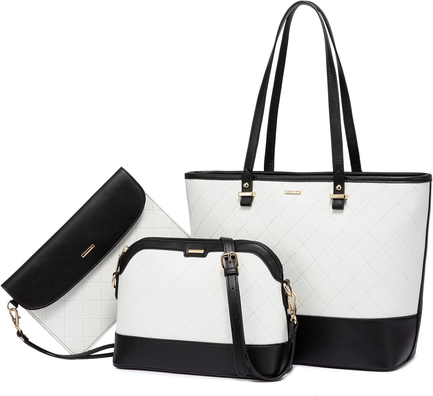 LOVEVOOK 3-pcs Handbag Set – bag, tote, messenger