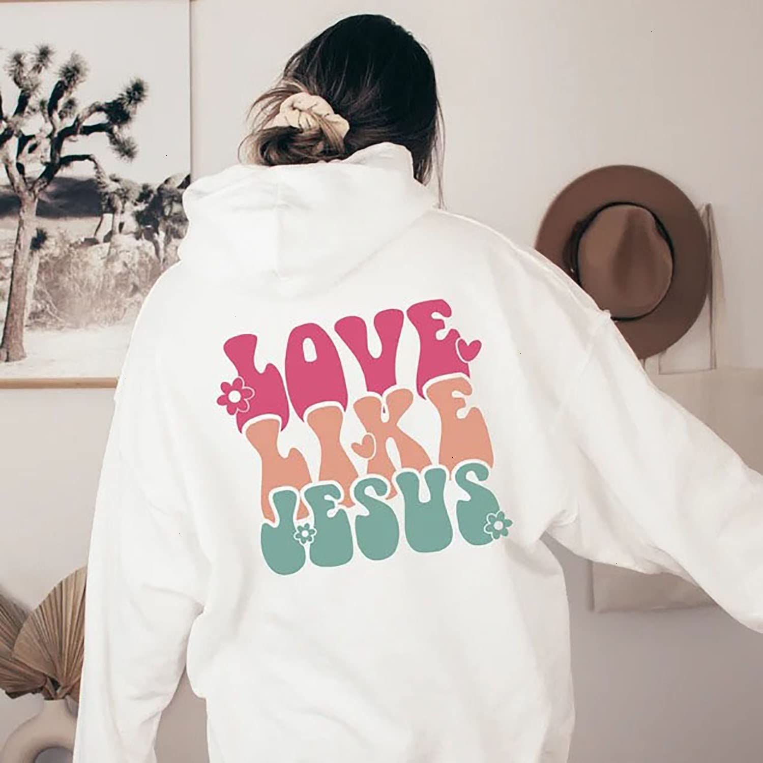 Amazon.com: Aesthetic Love Like Jesus Hoodie, Faith Hoodie, Christian  Apparel, Jesus Sweatshirt, Blessed Hoodie, Words On Back Hoodie, Positive  Sweatshirts, Saying On Back Of Sweatshirt : Clothing, Shoes u0026 Jewelry