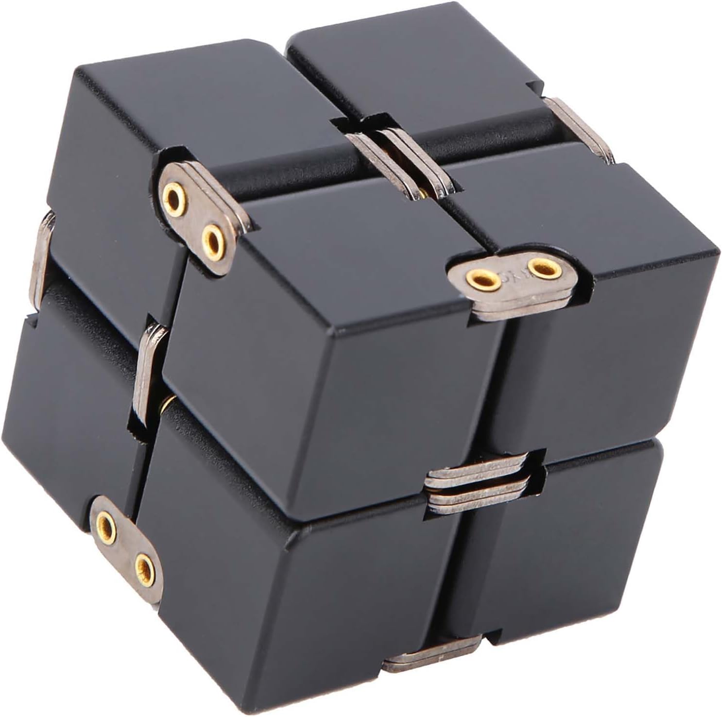 Aluminum Alloy Handheld Toys for Stress Relief Desk Companion Design Engaging Fun and Concentration . (Black)