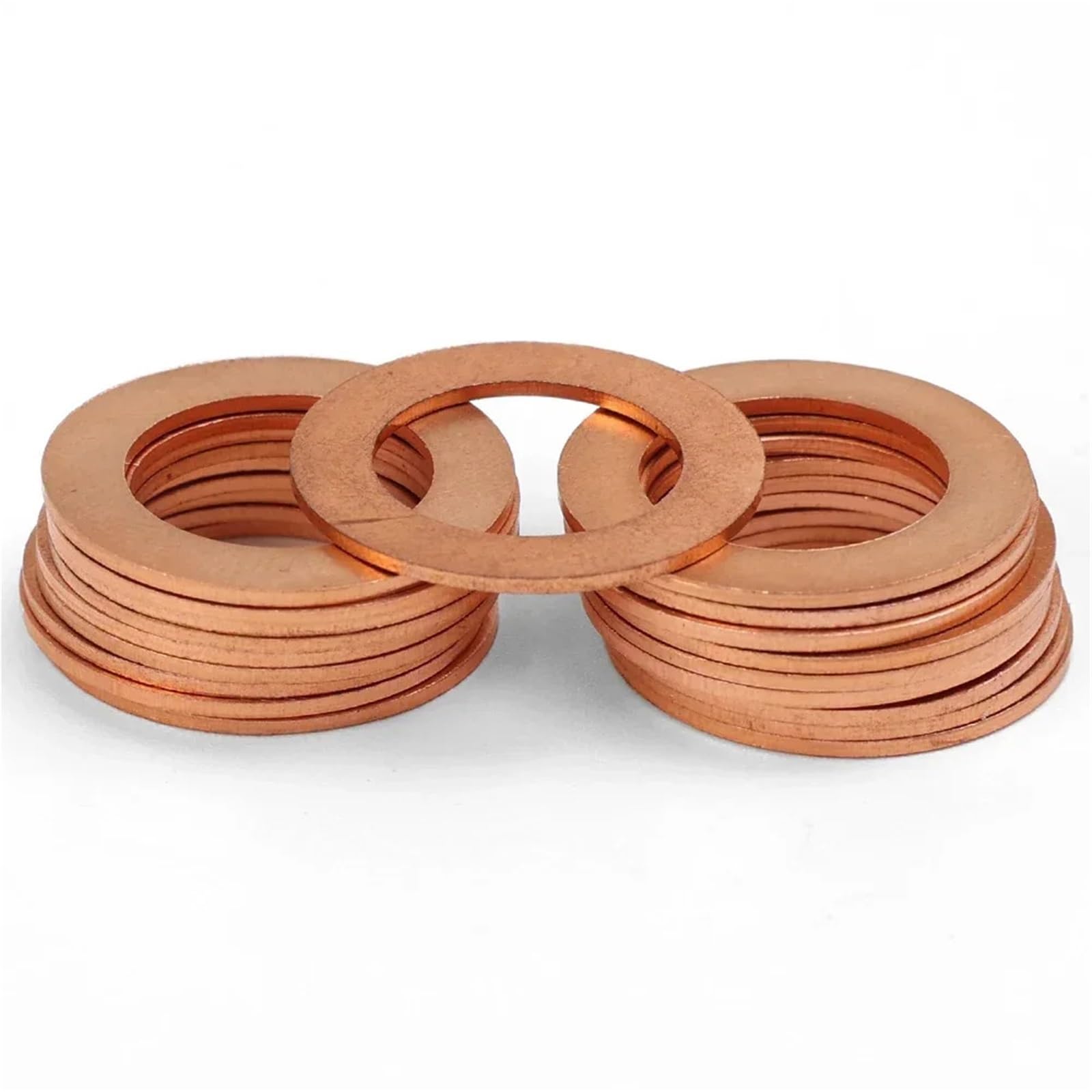 Accesorios reemplazables 94109-14000 M14 Juntas de sellado de drenaje de aceite de motor de automóvil Arandela de aluminio/cobre del cárter de aceite del automóvil(Copper Gaskets,10pcs)