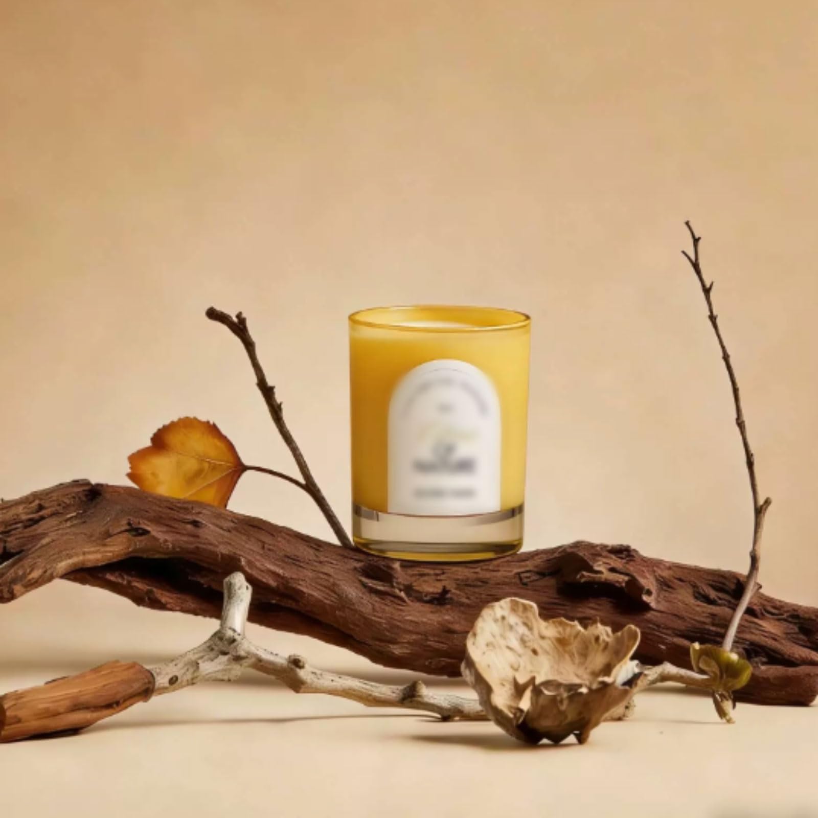 Exquisito Velas de vidrio hechas con cera de soja y aceites esenciales, vela perfumada moderna de larga duración for vacaciones en casa, relajación y Spa meloso(Blu)
