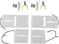 AutoZenith Seat Heater Element Pad Kit for Cadillac Escalade & Chevy Silverado 1500/2500/3500 (2003-2007) - Carbon Fiber Heated Seat Upgrade
