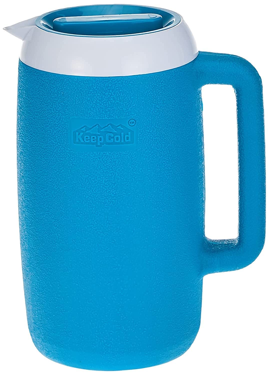 Cosmoplast Plastic Insulated Cooler Water Jug 1.5 Liter Light Blue, Cosmoplast Keep Cold Insulated Jug 1 Liter, Mpicjg005B2