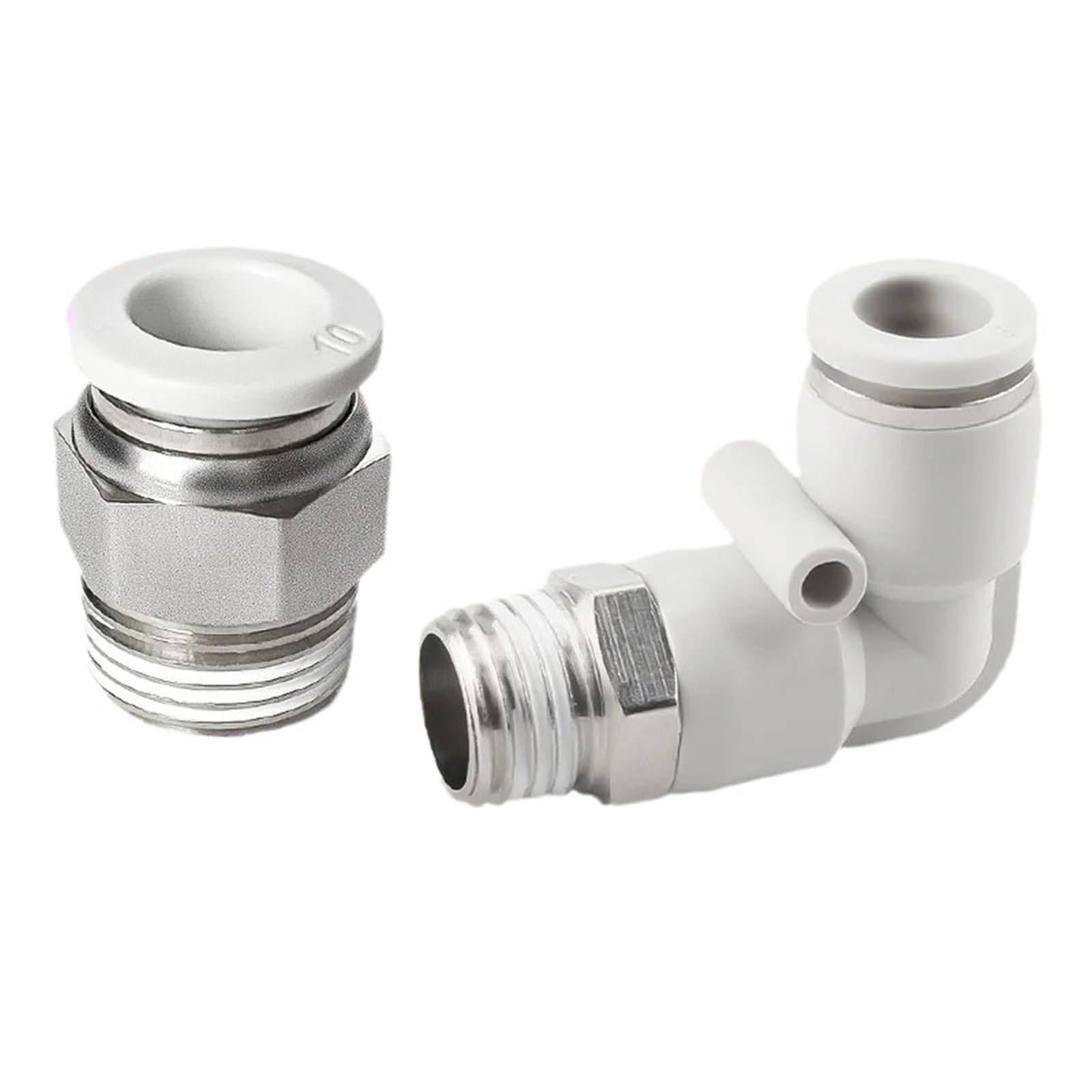 Conectores de tubería de racor neumático 1/4 1/2 6 mm 8 mm BSP(4-M5 (4mm-M5),PB)