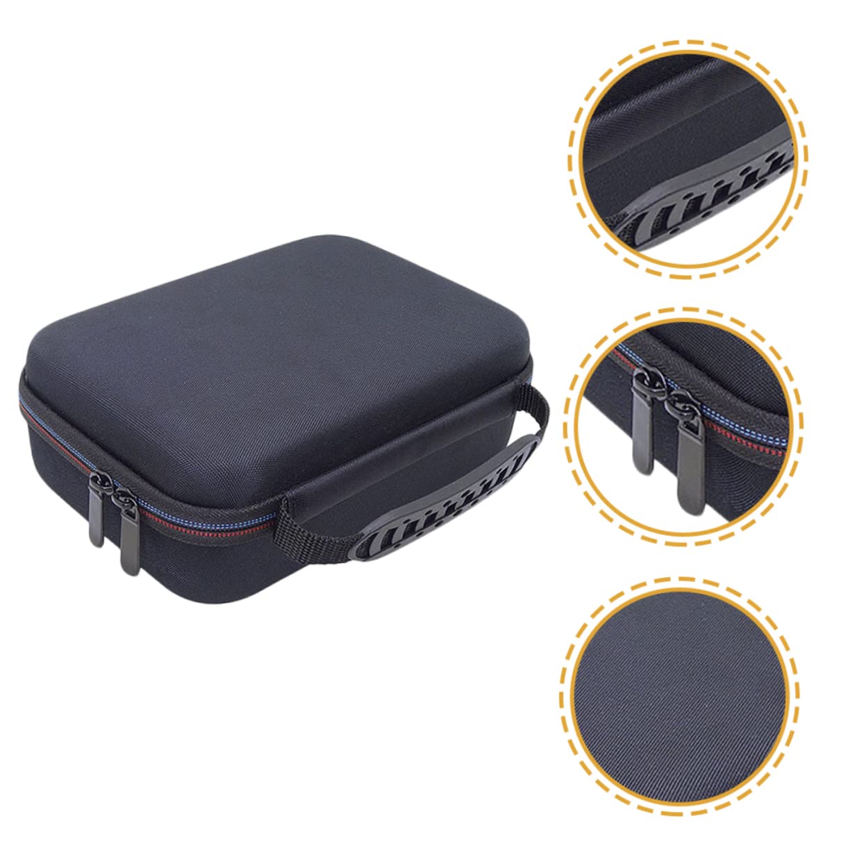 FOMIYES Custodia per Rasoio da Viaggio in EVA Nera, Antiurto e Antigraffio, Organizer Pratico per Protezione del Rasoio