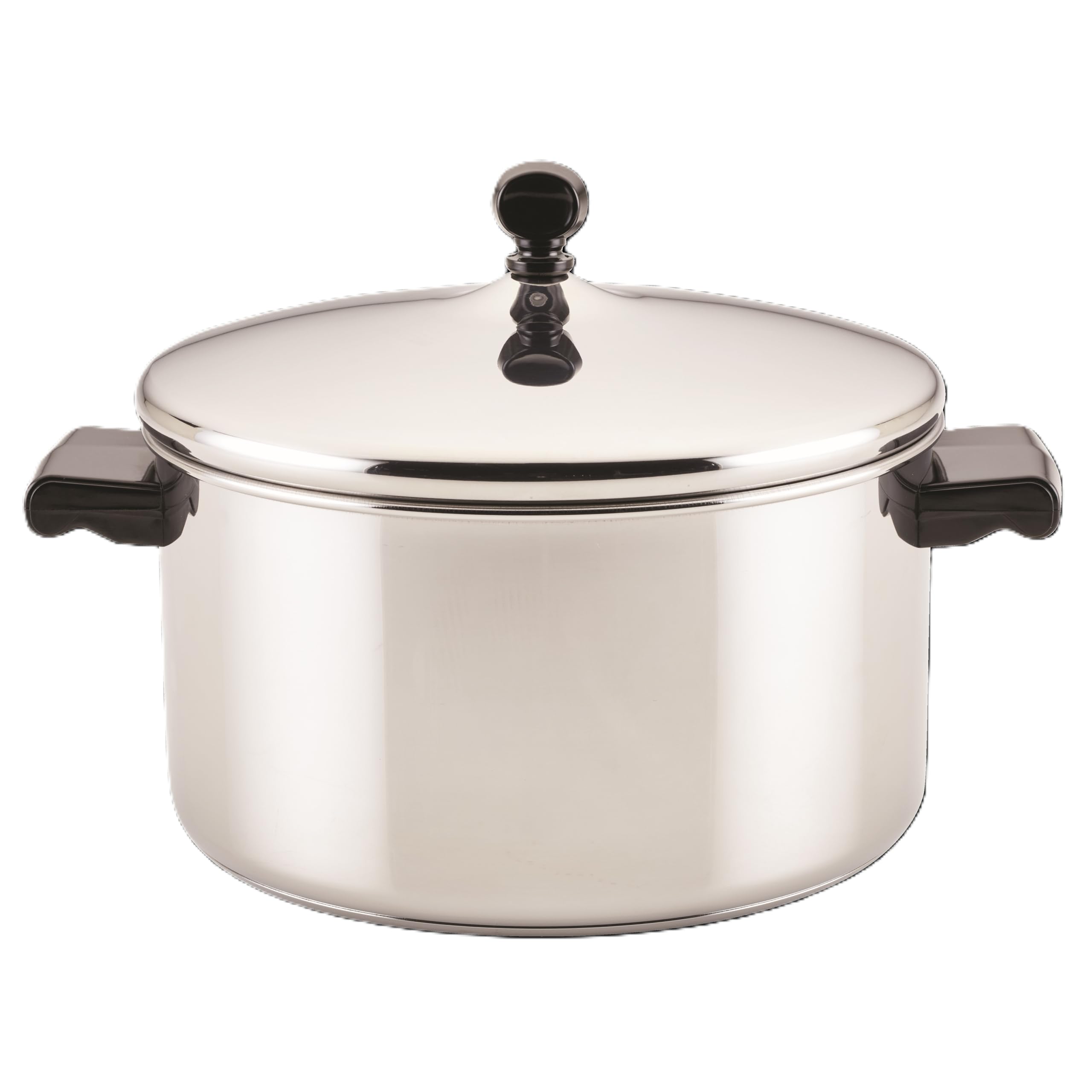 Farberware Classic Series Stainless Steel Stockpot with Lid, 6-Quart