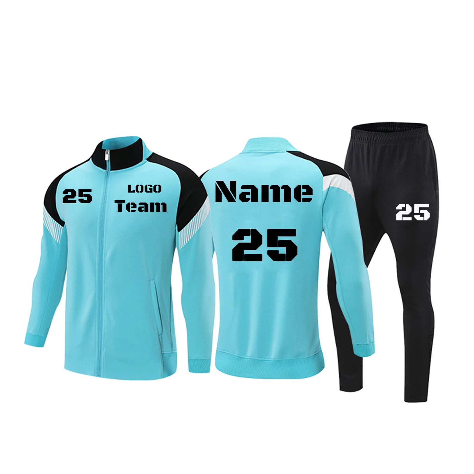 Kit de fútbol Personalizado Camiseta de fútbol de Portero para Hombre y niño con Cualquier Nombre número Logo del Equipo Camiseta de Portero Personalizada para niños y Adultos