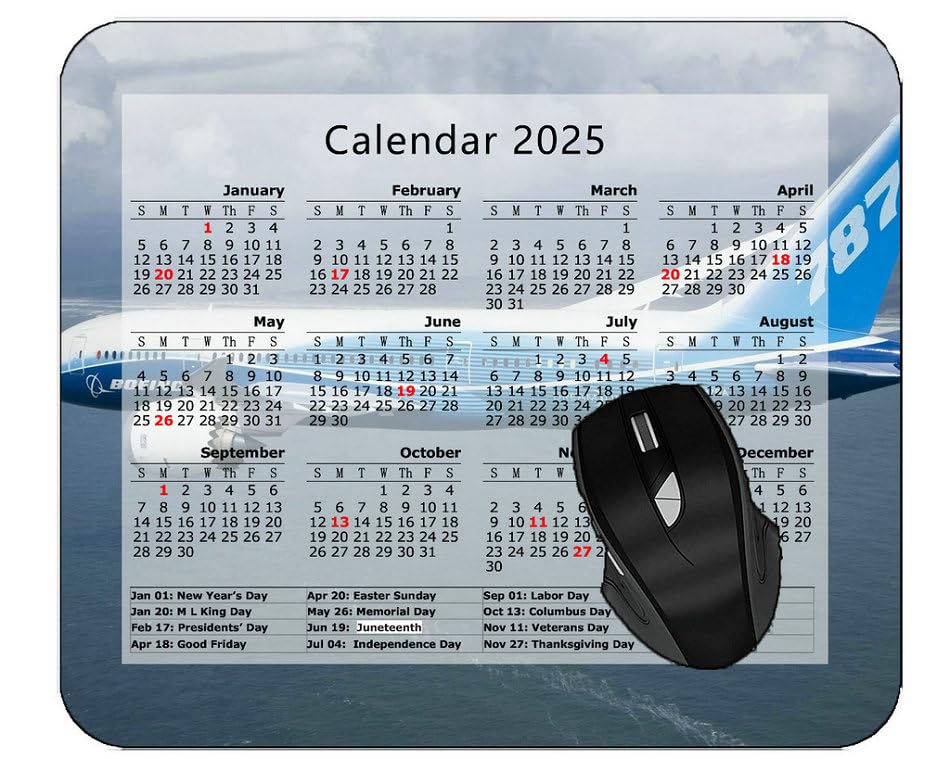 Amazon.com: Wugao Gaming Mouse Pad 2025 Year Calendar with Holiday,Boeing Plane Flying Non-Slip Rubber Base Mousepad : Office Products amazon-com-wugao-gaming-mouse-pad-2025-year-calendar-with-holiday-boeing-plane-flying-non-slip-rubber-base-mousepad-office-products