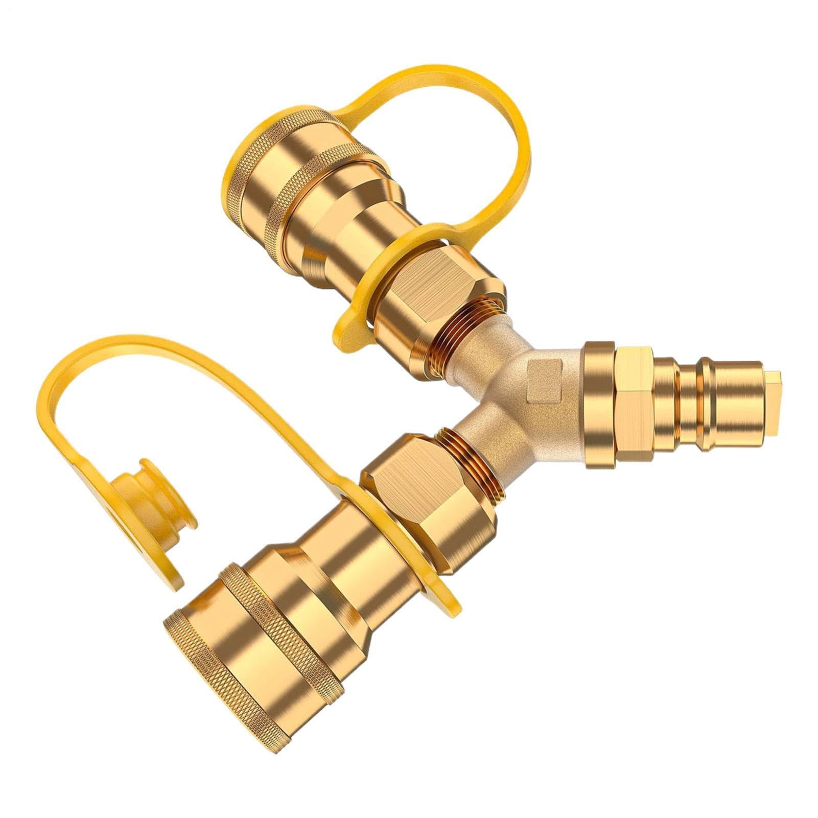 Conexión Rápida De Gas Equipo Portátil En Latón Con Desconexión Rápida | Conector Rápido Para Gas Grill Para Hogar, Interior, Exterior, Cocina, Baño, Parrilla, Barbacoa, Soldadura Y Corte