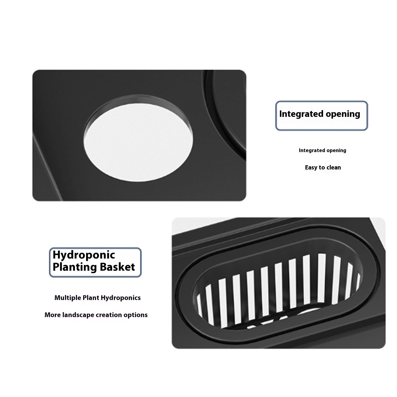 Kit De Démarrage Complet pour Aquarium | Aquarium avec Filtre et Éclairage Intégrés,Décoration Aquatique Élégante pour Maison Bureau Chambre