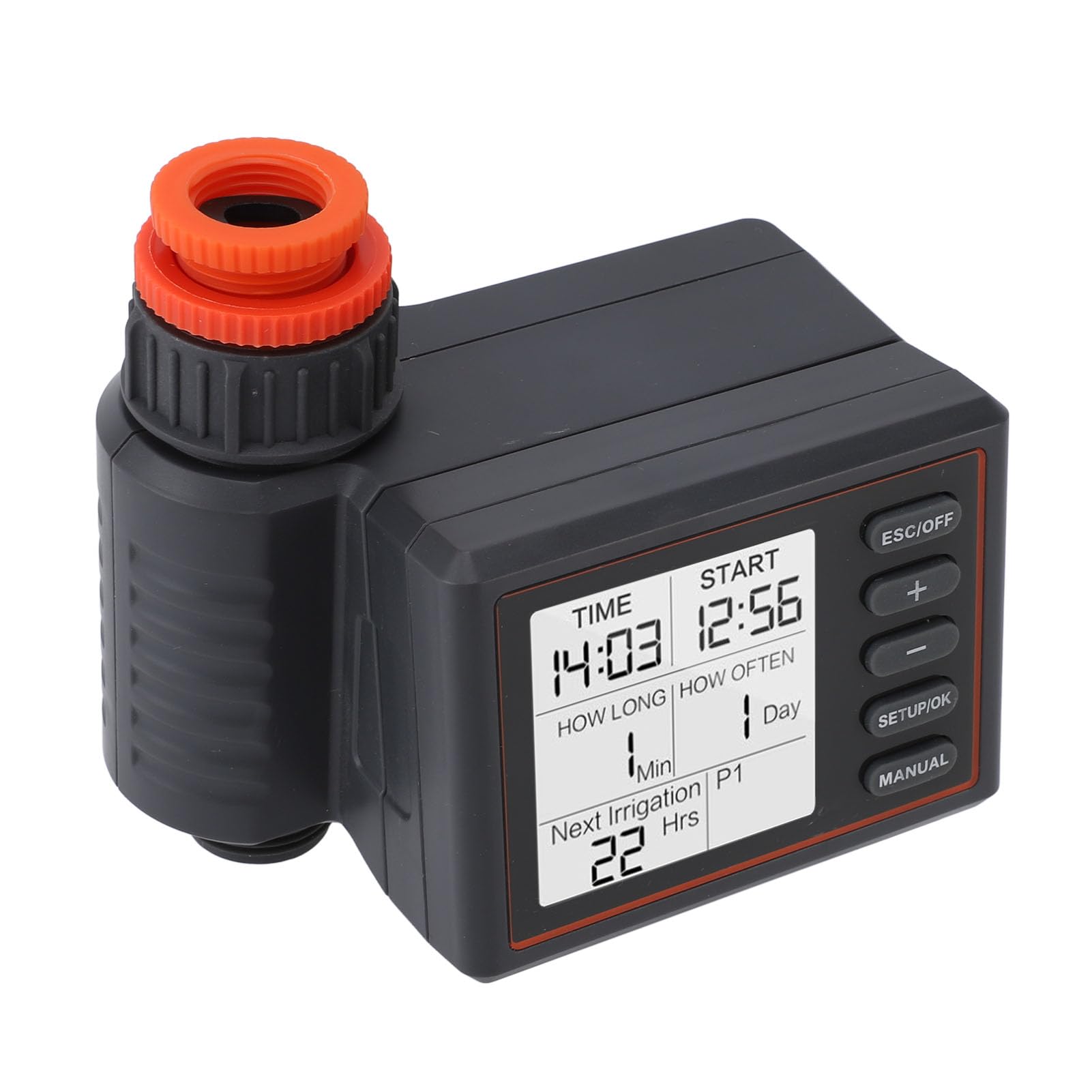 Temporizador de rociador Temporizador de Agua Inteligente Controlador de riego automático programable para la Manguera de jardín Material de ABS de jardín al Aire Libre 410g