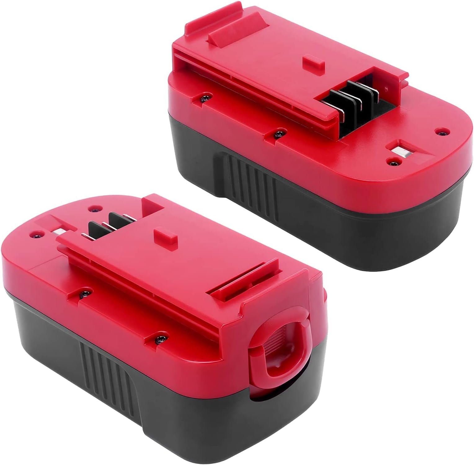 【Upgraded to 4500mAh】 2-Pack 18 Volt Ni-Mh HPB18 Replacement Battery Compatible with Black and Decker 18V HPB18 HPB18-OPE 244760-00 FSB18 A1718 FS18FL Firestorm Cordless Power Tools