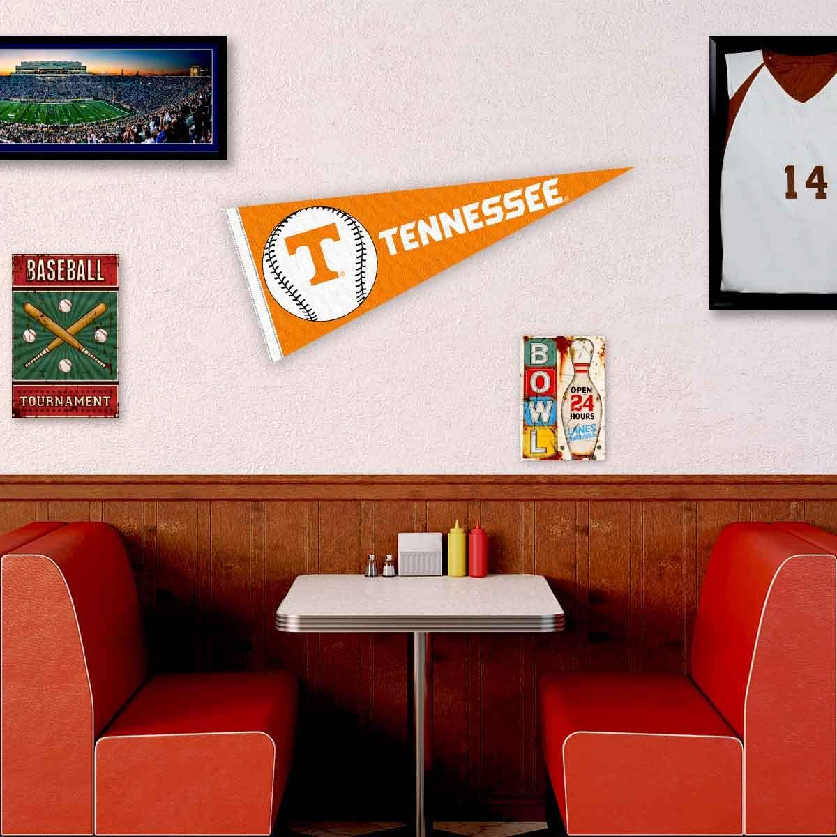 Tennessee Volunteers Baseball Full Size Felt Pennant - Image 3