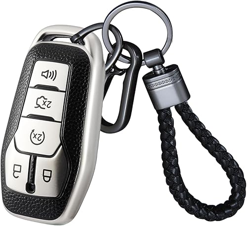 Miniatura 3 de WSAuto Kit de llavero compatible con Ford Bronco Mustang Fusion Raptor F150 F250 Edge Explorer Expedition Lincoln Corsair Nautilus Accesorios Blanco