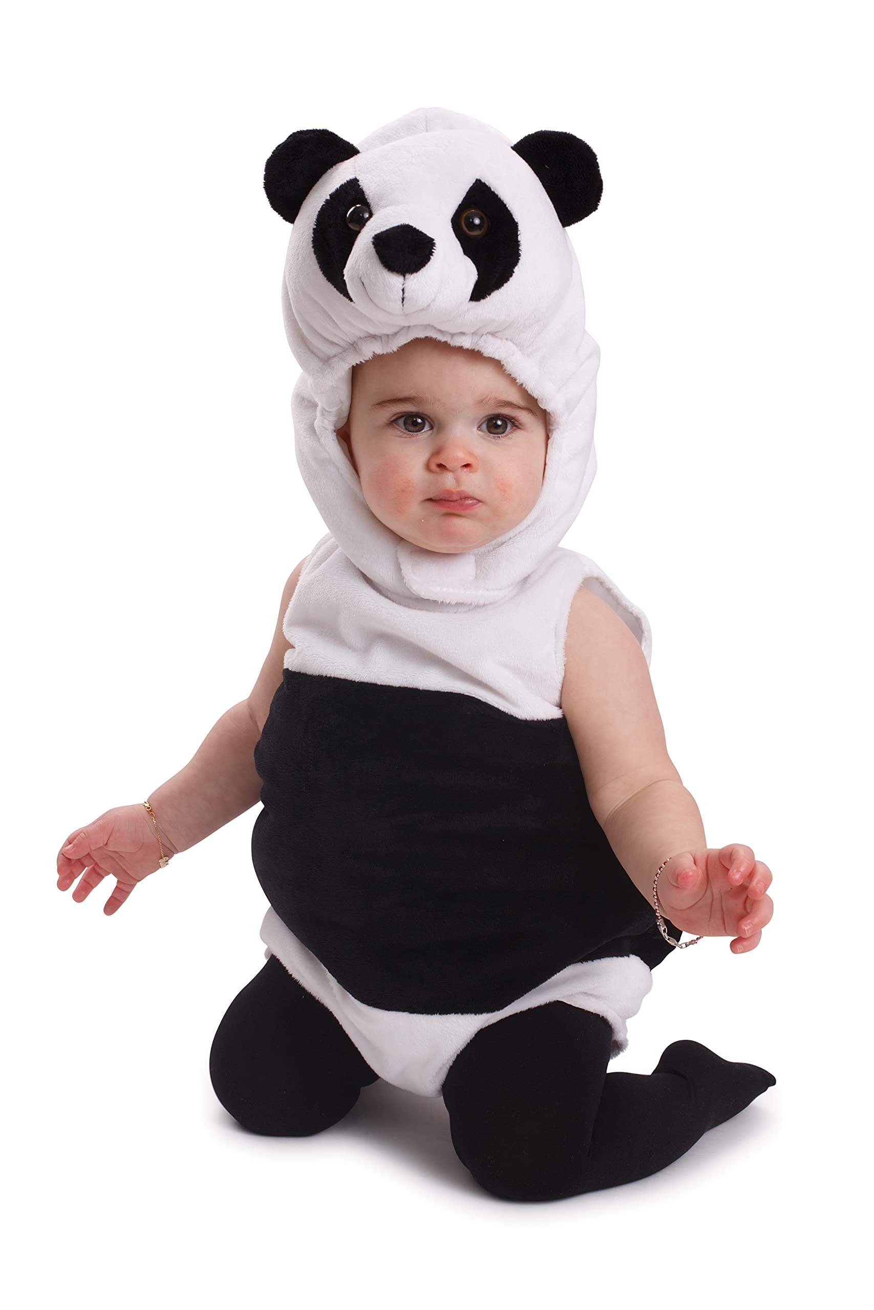 Dress Up America Cuddly Baby Panda Outfit - Beautiful Baby Panda Costume - Baby Halloween Costume - Dress Up Set for Role Play