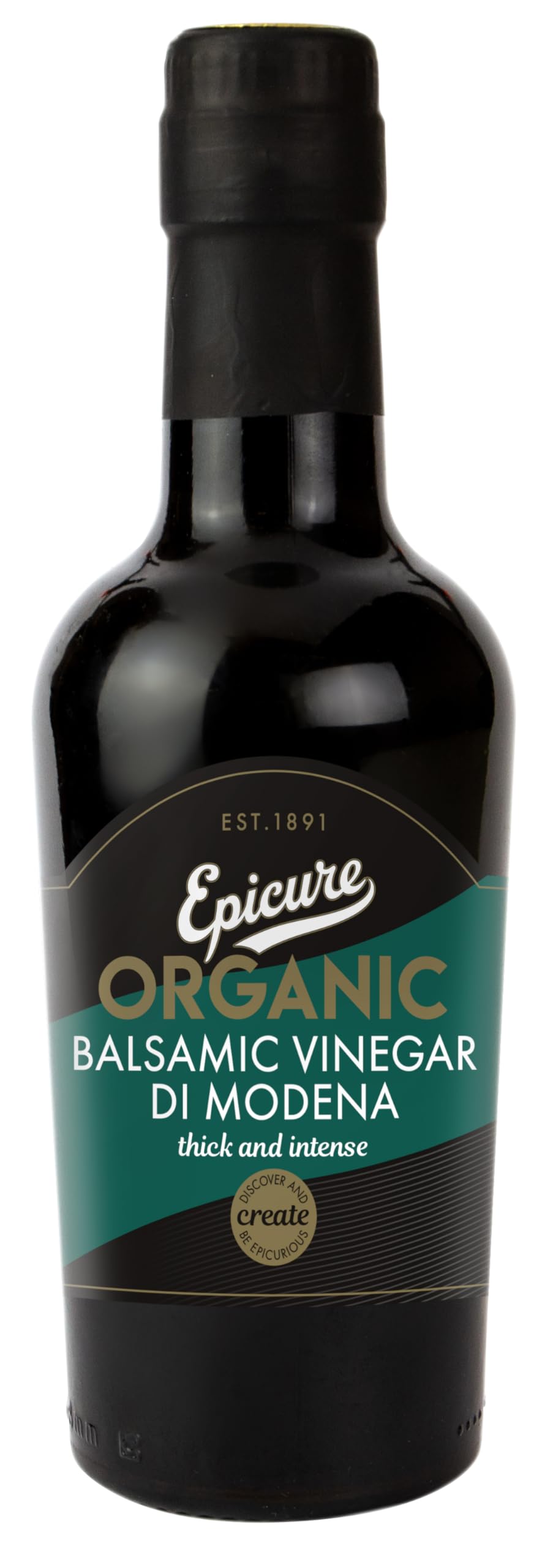 Epicure Organic Balsamic Vinegar Di Moderna Thick & Intense, Richly Flavoured Dressing, 250 ml (Pack of 1)