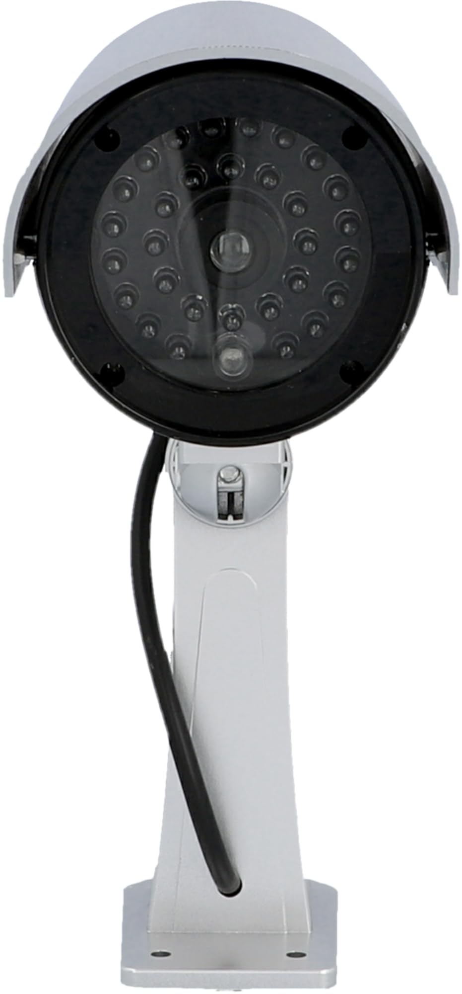 UNITEC Caméra factice Simulation Véritable Caméra de Surveillance avec LED Clignotante Réglable Horizontal et Verticale Schtzart IP 44 Piles Inclus Vis et Chevilles de Montage