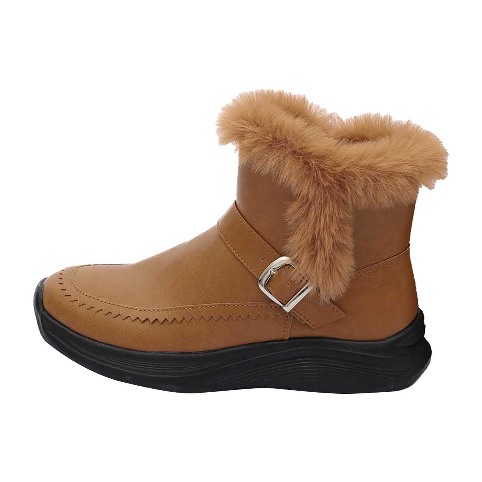 Apres Ski Femme Bottes De Neige Chaussure Botte Hiver Boots Chaussures Randonnée Grand Froid Bottine Fourrée Chaude Chaudes Bottines Imperméable Fourrées Botas Fourrees Snow Glacia Barefoot Pour