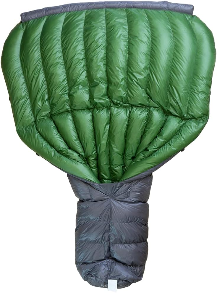 超軽量バックパッキング用アウトドアバイタルダウントップキルト。