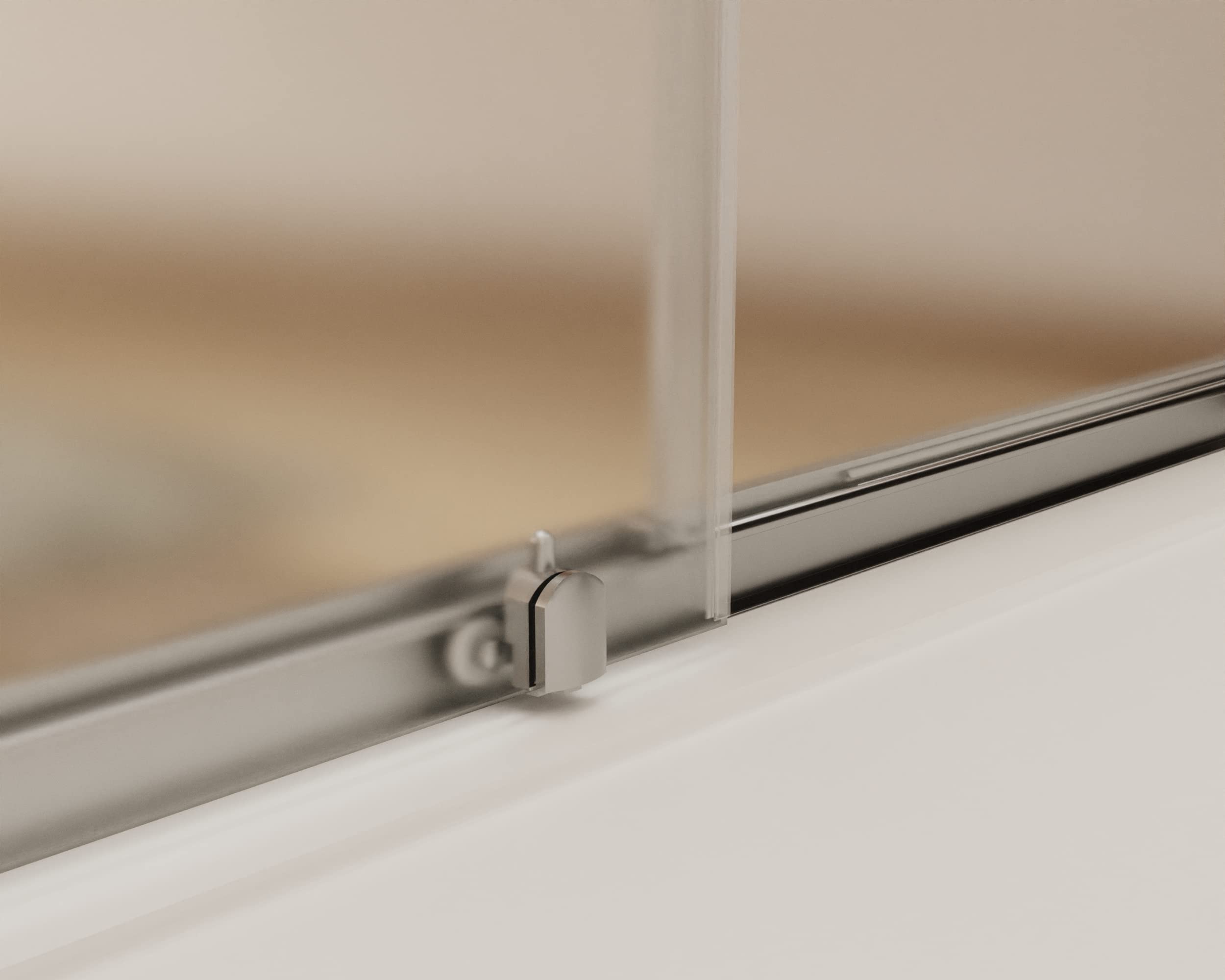 Box Doccia Angolare 70x120cm con Apertura Scorrevole da 120cm e Parete Fissa da 70cm con Vetro Temperato Opaco da 6mm Antinfortunistico con Trattamento Anticalcare Altezza 190cm