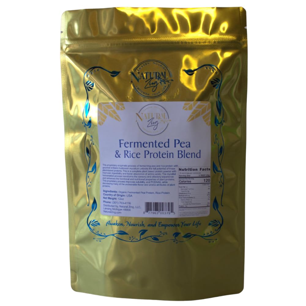 Bio-Fermented Sprouted Brown Rice Protein (Raw, Organic), 16 oz