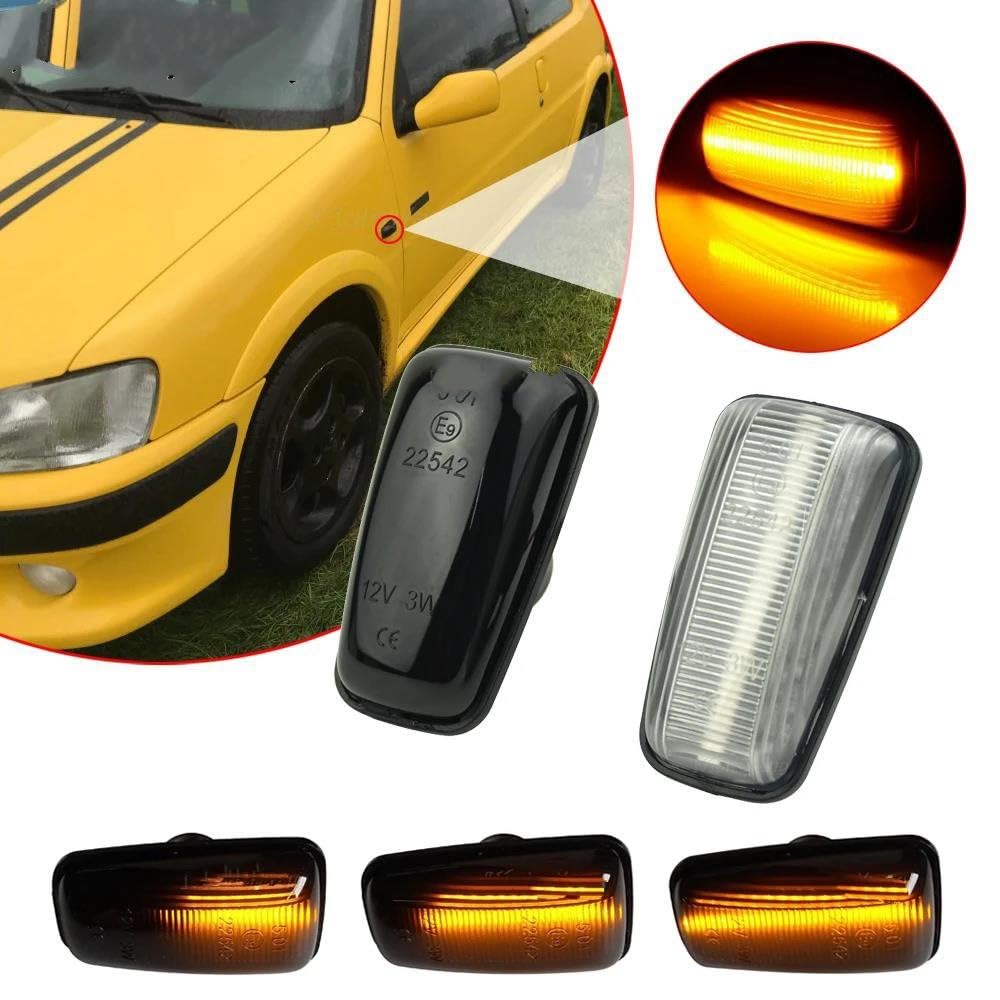 Indicatore Direzione Laterale Per Citroen Per La Spedizione Per Xantia Per Xsara Car Styling Dinamico Indicatori Direzione Posizione Laterale Accessori Per Auto | Crystal