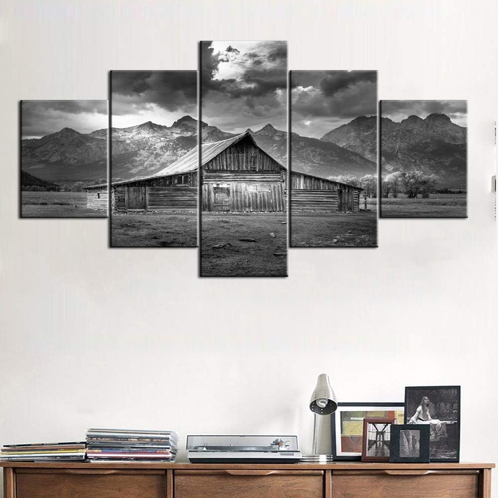 Impression sur toile moderne tableau modulaire abstrait 5 panneaux - 6