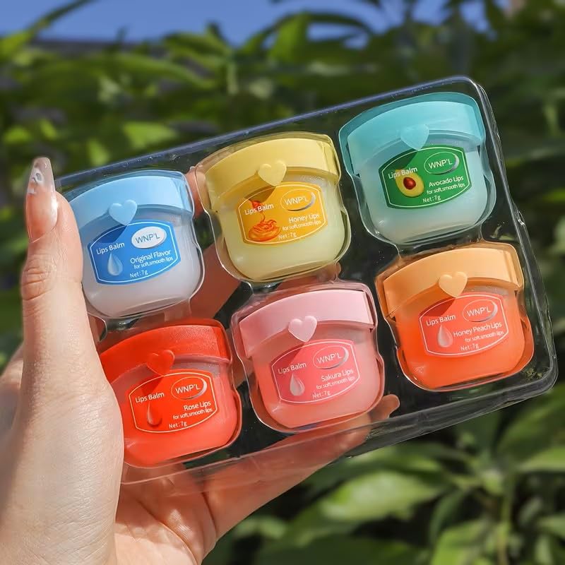 WNP'L Moisturizing Lip Balm Set 1+1 offer, 6 Fruit Flavors