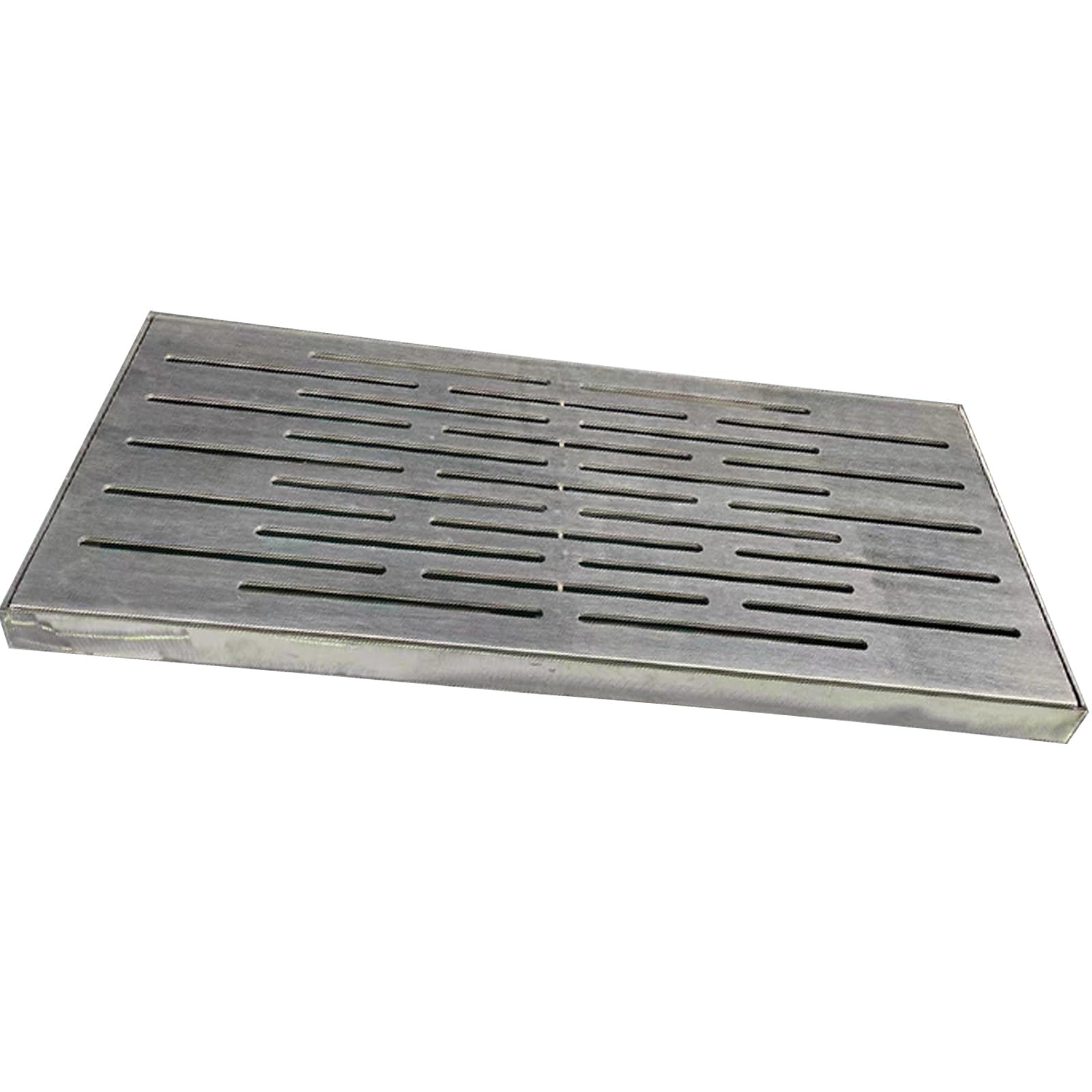 Couvercle de drain en acier inoxydable, regard de sol 30x60 cm pour extérieur