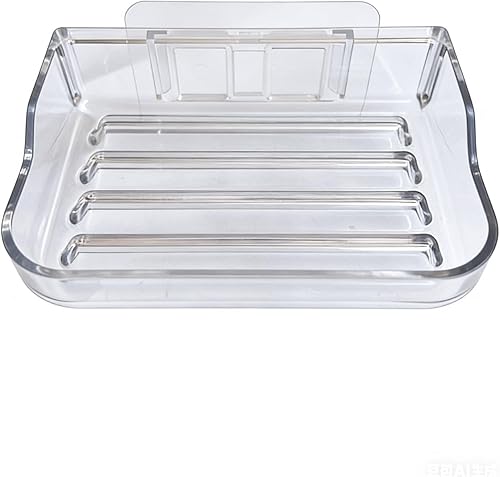 Miniatura 8 de Soporte de barra de jabón para ducha montado en la pared, contenedor de jabonera, adhesivo fuerte, sin perforaciones, para baño, fregadero de