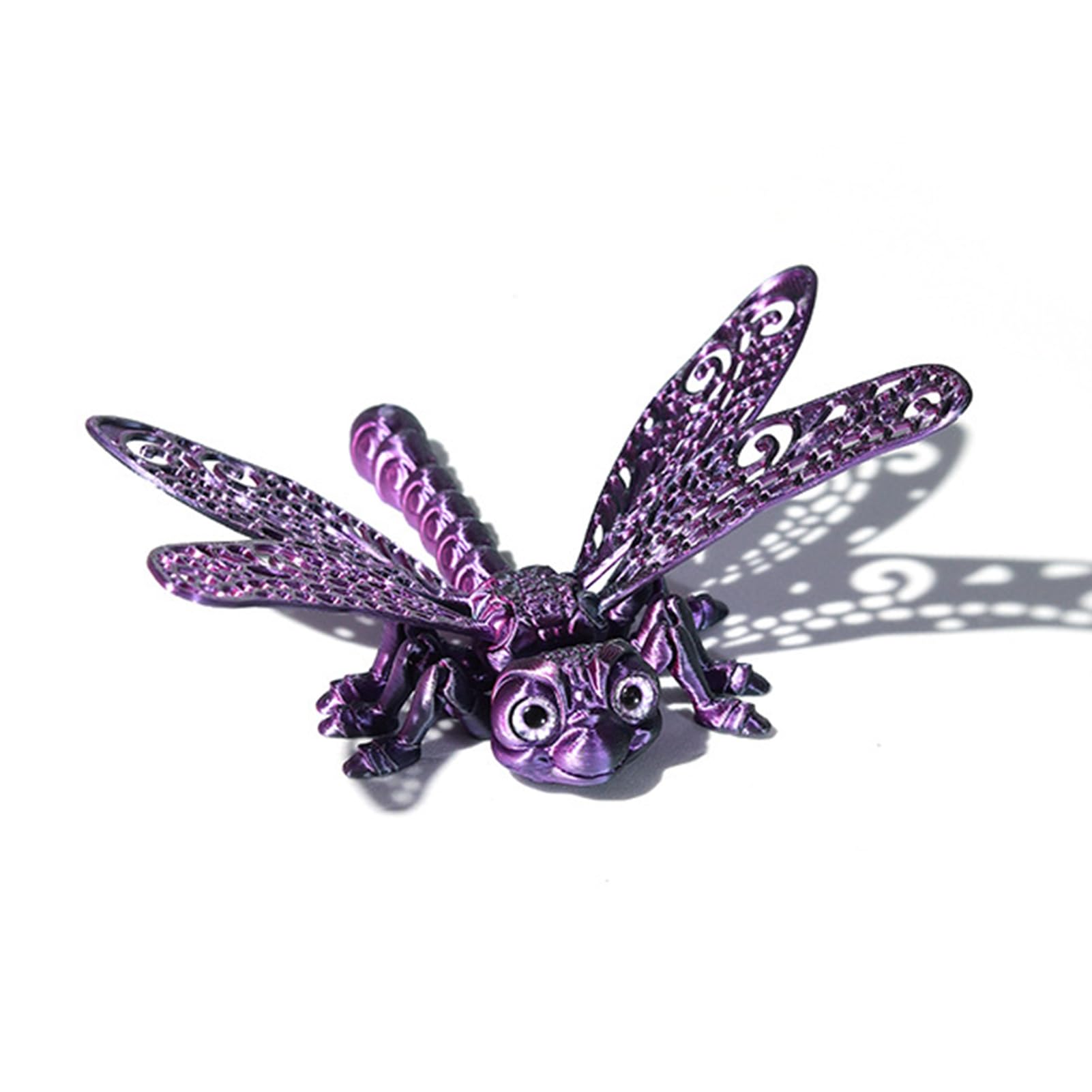 Articulated Dragonfly Toy, 3D Printed Flexible Lifelike Ornament